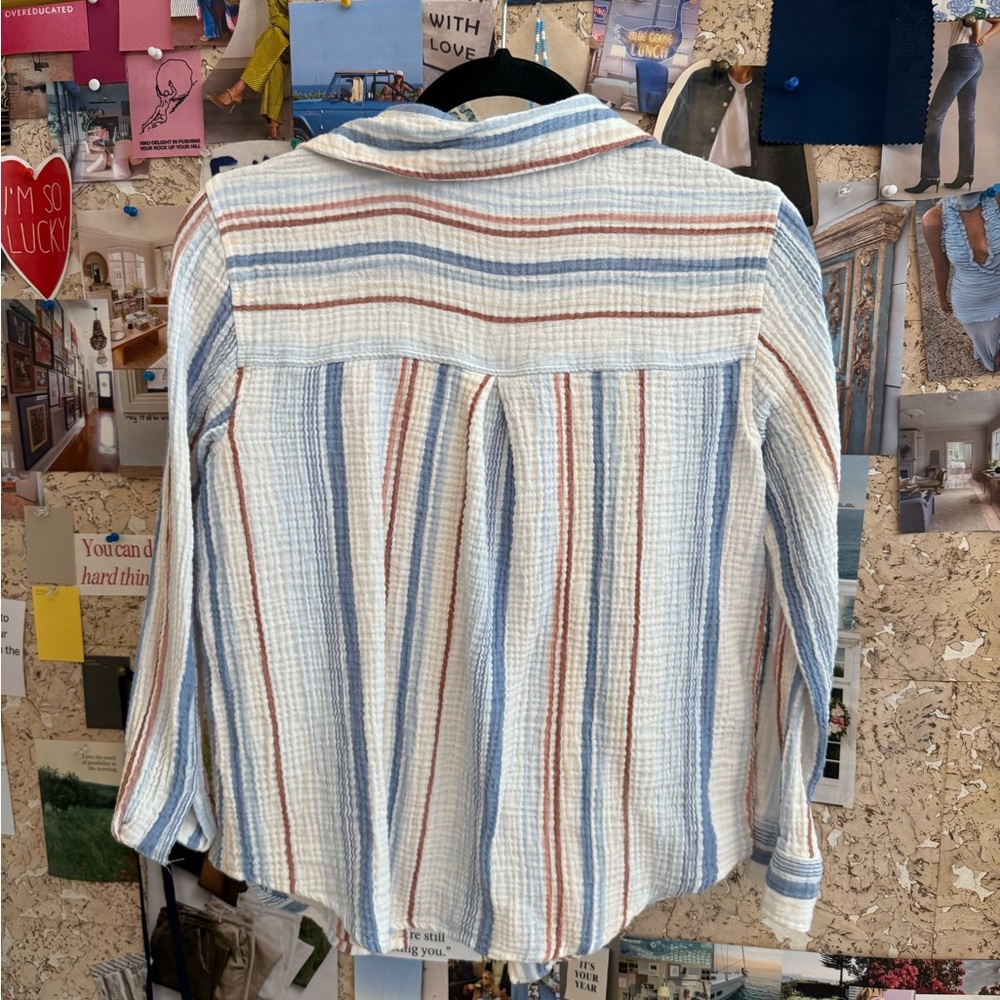 Be Cool Multicolor Striped Button-Down Shirt - image 2